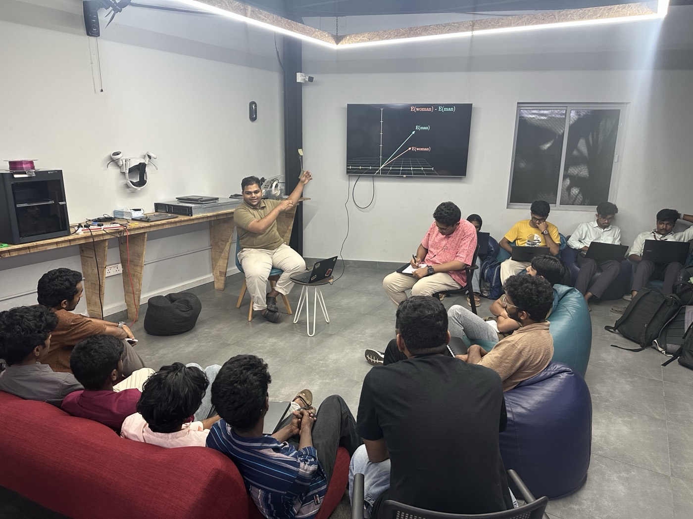 AI Wednesday session at TinkerSpace Kochi